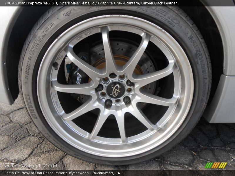 Custom Wheels of 2009 Impreza WRX STi