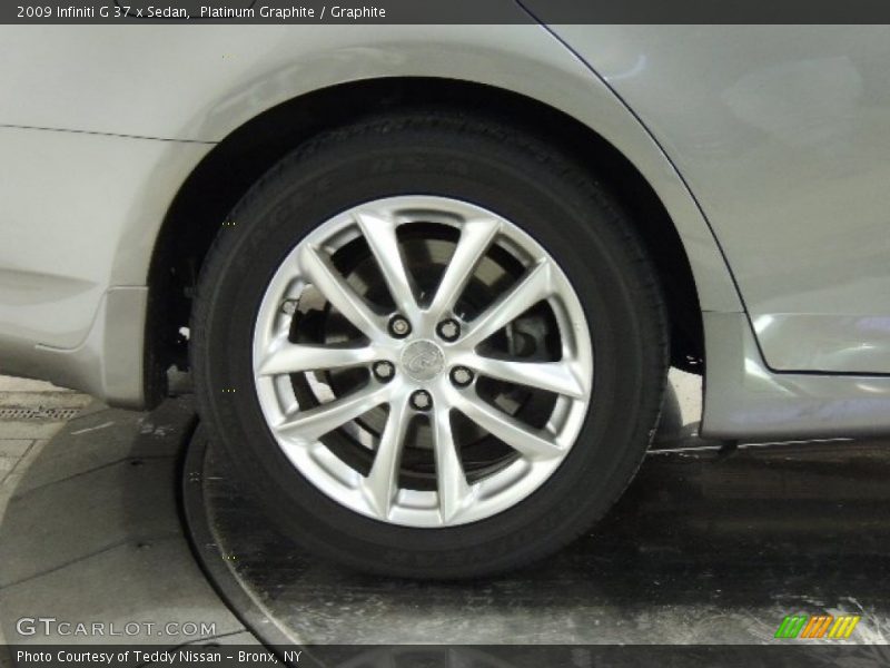 Platinum Graphite / Graphite 2009 Infiniti G 37 x Sedan