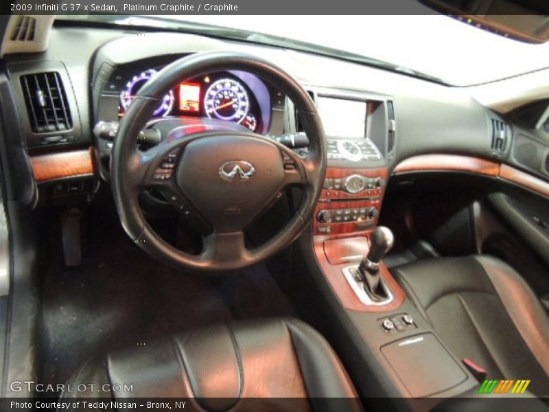 Platinum Graphite / Graphite 2009 Infiniti G 37 x Sedan