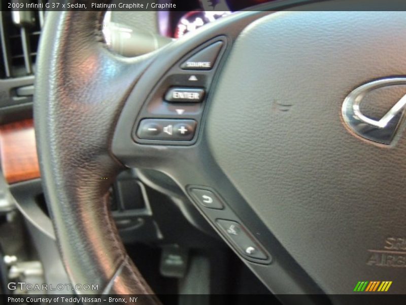 Platinum Graphite / Graphite 2009 Infiniti G 37 x Sedan