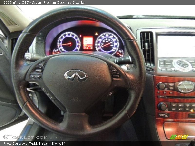 Platinum Graphite / Graphite 2009 Infiniti G 37 x Sedan
