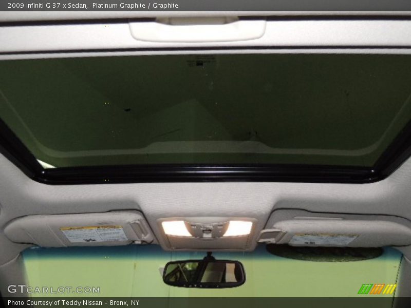 Platinum Graphite / Graphite 2009 Infiniti G 37 x Sedan