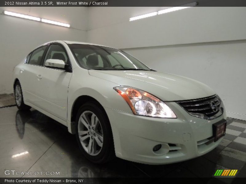 Winter Frost White / Charcoal 2012 Nissan Altima 3.5 SR
