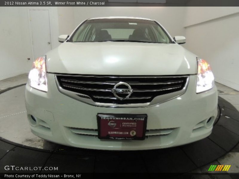 Winter Frost White / Charcoal 2012 Nissan Altima 3.5 SR