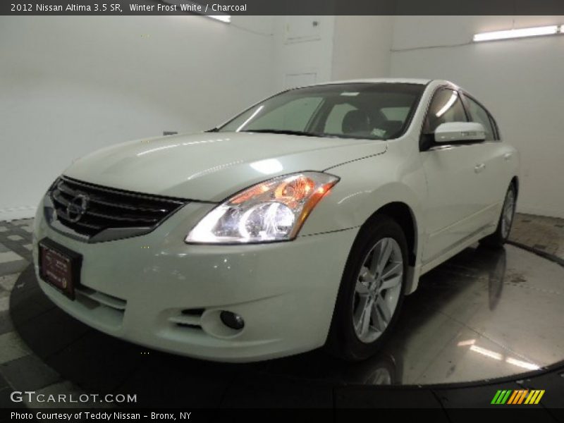 Winter Frost White / Charcoal 2012 Nissan Altima 3.5 SR