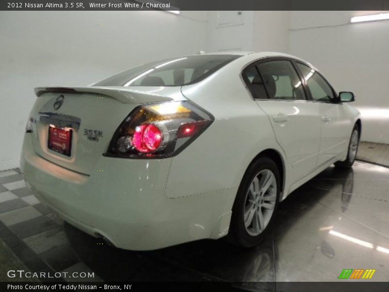 Winter Frost White / Charcoal 2012 Nissan Altima 3.5 SR