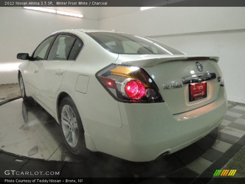 Winter Frost White / Charcoal 2012 Nissan Altima 3.5 SR