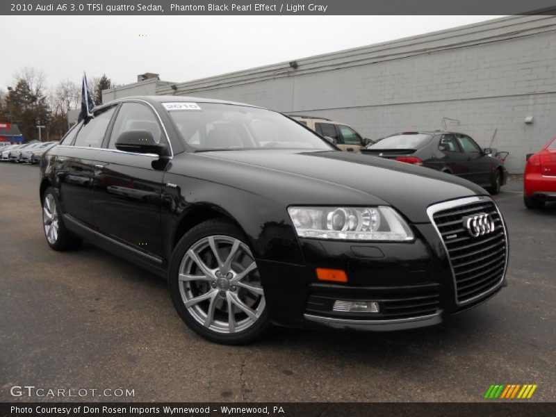 Front 3/4 View of 2010 A6 3.0 TFSI quattro Sedan