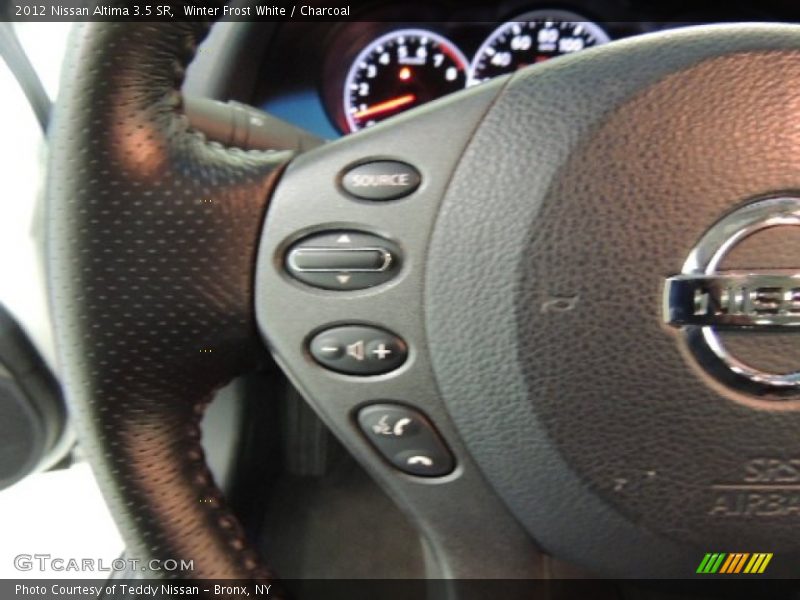 Winter Frost White / Charcoal 2012 Nissan Altima 3.5 SR