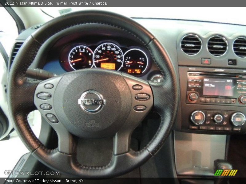Winter Frost White / Charcoal 2012 Nissan Altima 3.5 SR