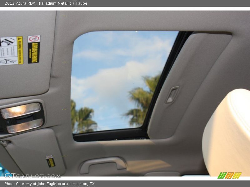 Sunroof of 2012 RDX 