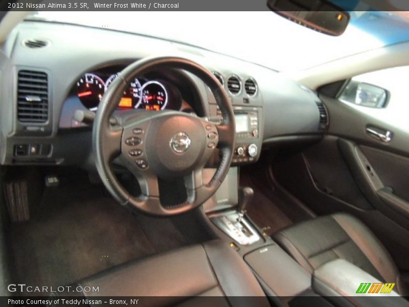 Winter Frost White / Charcoal 2012 Nissan Altima 3.5 SR