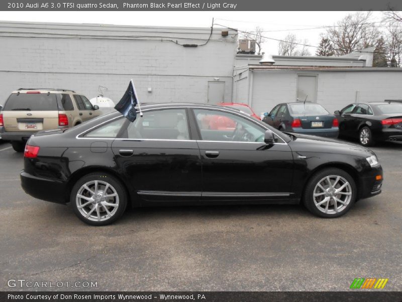 Phantom Black Pearl Effect / Light Gray 2010 Audi A6 3.0 TFSI quattro Sedan