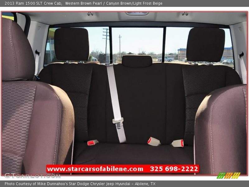 Western Brown Pearl / Canyon Brown/Light Frost Beige 2013 Ram 1500 SLT Crew Cab