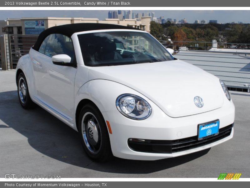Candy White / Titan Black 2013 Volkswagen Beetle 2.5L Convertible