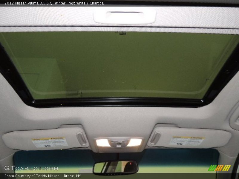 Winter Frost White / Charcoal 2012 Nissan Altima 3.5 SR