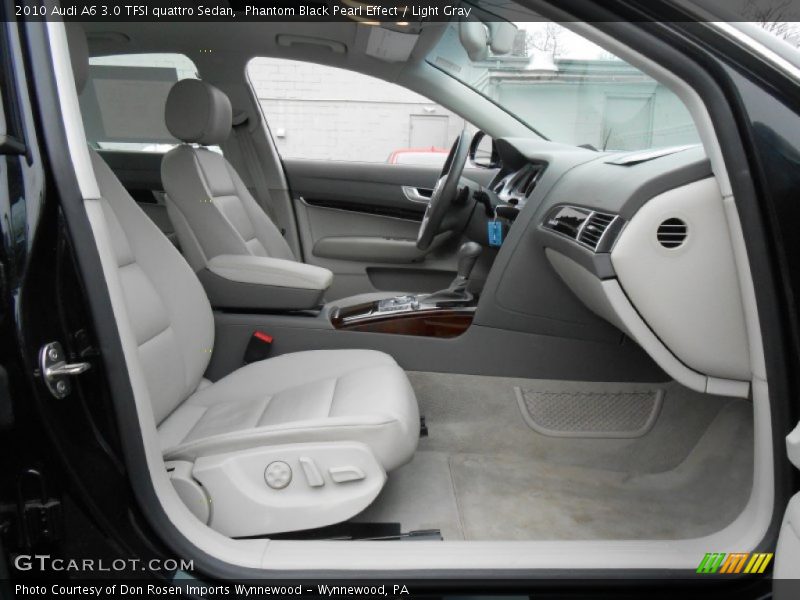 Phantom Black Pearl Effect / Light Gray 2010 Audi A6 3.0 TFSI quattro Sedan