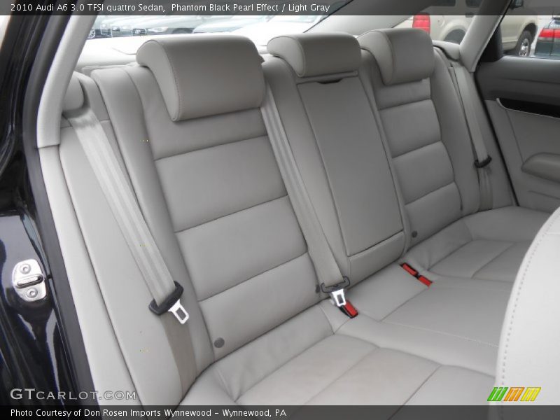 Rear Seat of 2010 A6 3.0 TFSI quattro Sedan