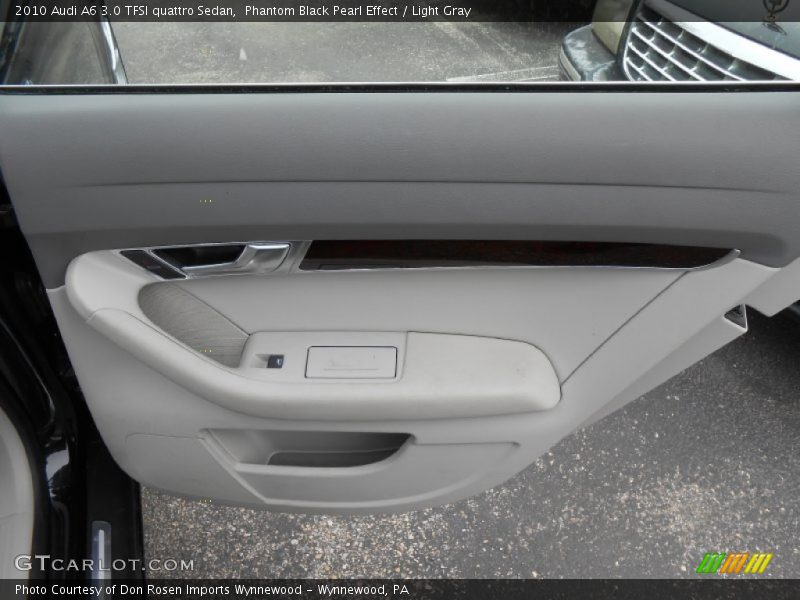 Phantom Black Pearl Effect / Light Gray 2010 Audi A6 3.0 TFSI quattro Sedan
