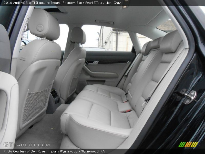 Rear Seat of 2010 A6 3.0 TFSI quattro Sedan