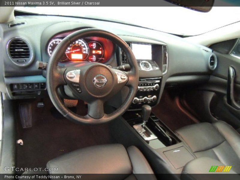 Brilliant Silver / Charcoal 2011 Nissan Maxima 3.5 SV
