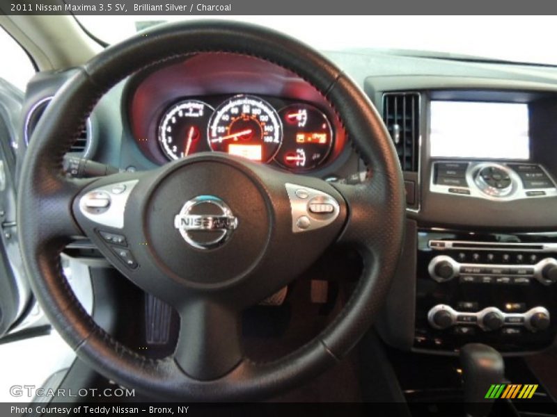 Brilliant Silver / Charcoal 2011 Nissan Maxima 3.5 SV