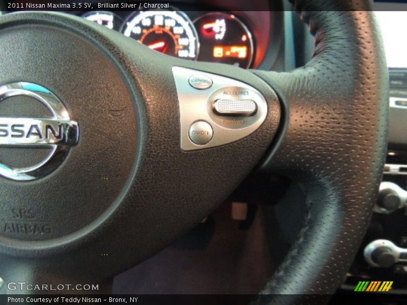 Brilliant Silver / Charcoal 2011 Nissan Maxima 3.5 SV