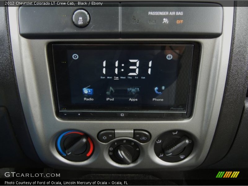 Black / Ebony 2012 Chevrolet Colorado LT Crew Cab