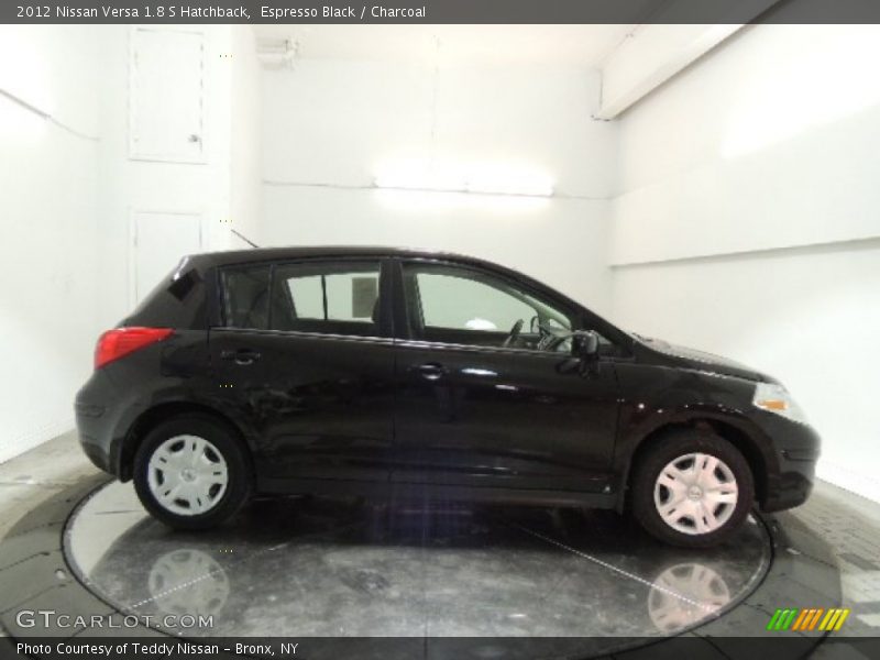 Espresso Black / Charcoal 2012 Nissan Versa 1.8 S Hatchback