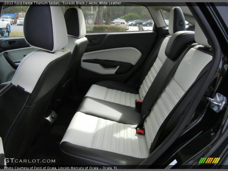 Rear Seat of 2013 Fiesta Titanium Sedan