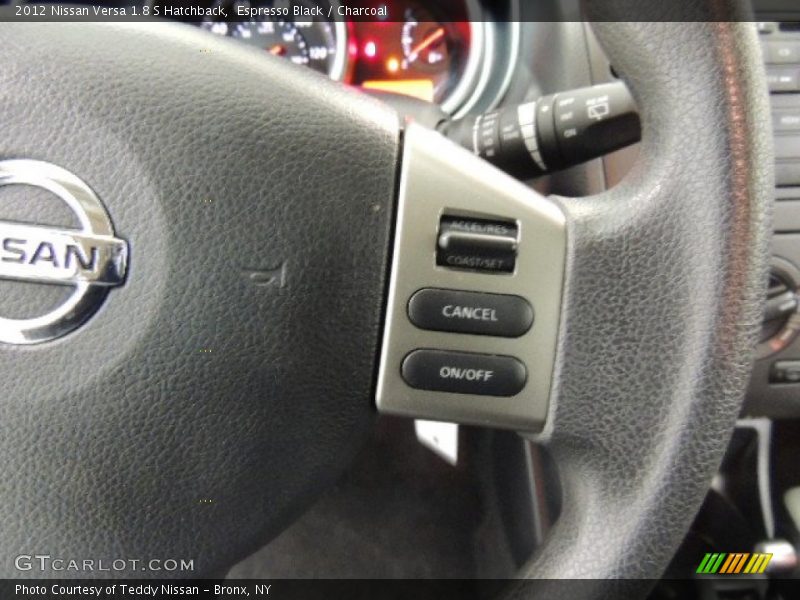 Espresso Black / Charcoal 2012 Nissan Versa 1.8 S Hatchback