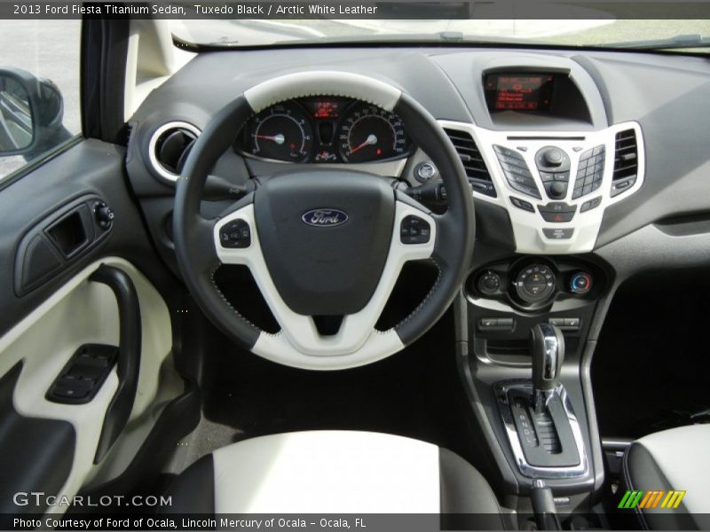 Dashboard of 2013 Fiesta Titanium Sedan
