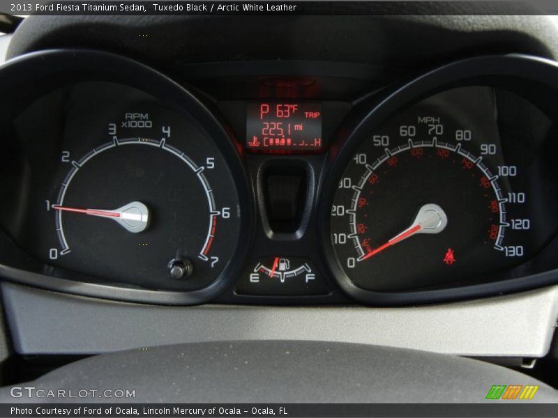  2013 Fiesta Titanium Sedan Titanium Sedan Gauges