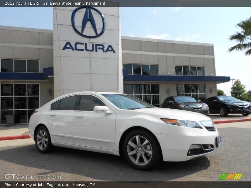 Bellanova White Pearl / Parchment 2012 Acura TL 3.5