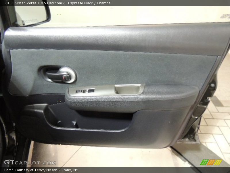 Espresso Black / Charcoal 2012 Nissan Versa 1.8 S Hatchback