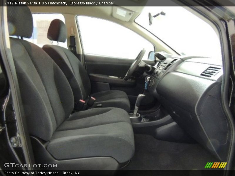Espresso Black / Charcoal 2012 Nissan Versa 1.8 S Hatchback