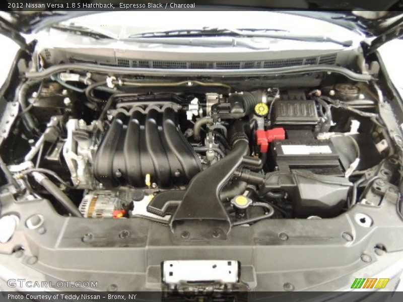 Espresso Black / Charcoal 2012 Nissan Versa 1.8 S Hatchback