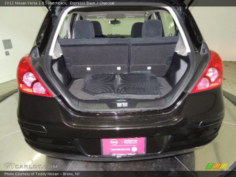 Espresso Black / Charcoal 2012 Nissan Versa 1.8 S Hatchback