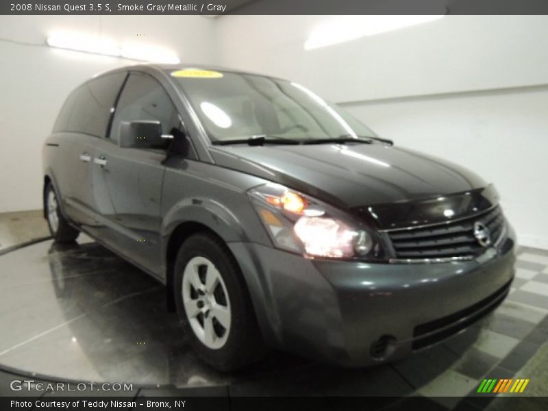 Smoke Gray Metallic / Gray 2008 Nissan Quest 3.5 S