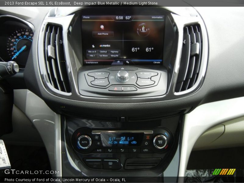 Controls of 2013 Escape SEL 1.6L EcoBoost