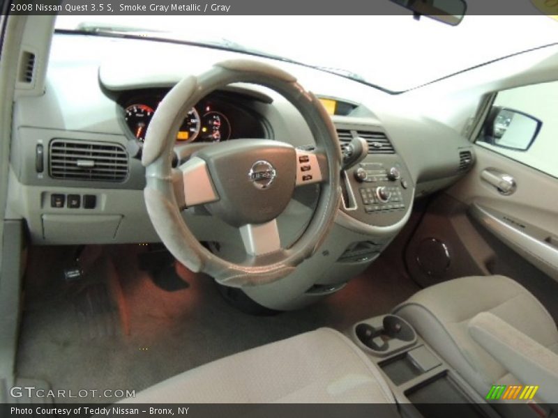 Smoke Gray Metallic / Gray 2008 Nissan Quest 3.5 S