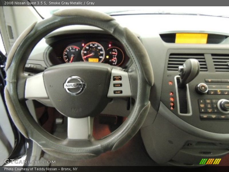 Smoke Gray Metallic / Gray 2008 Nissan Quest 3.5 S
