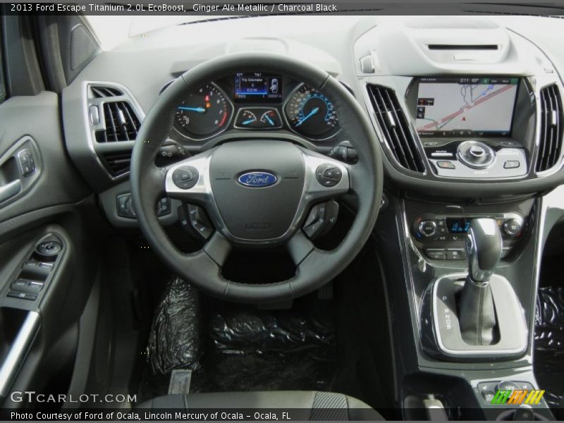 Dashboard of 2013 Escape Titanium 2.0L EcoBoost