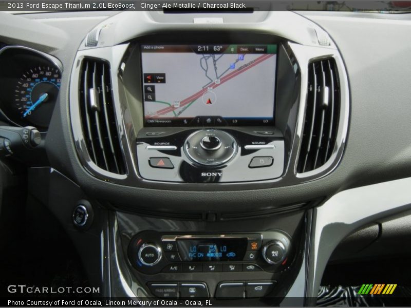 Controls of 2013 Escape Titanium 2.0L EcoBoost