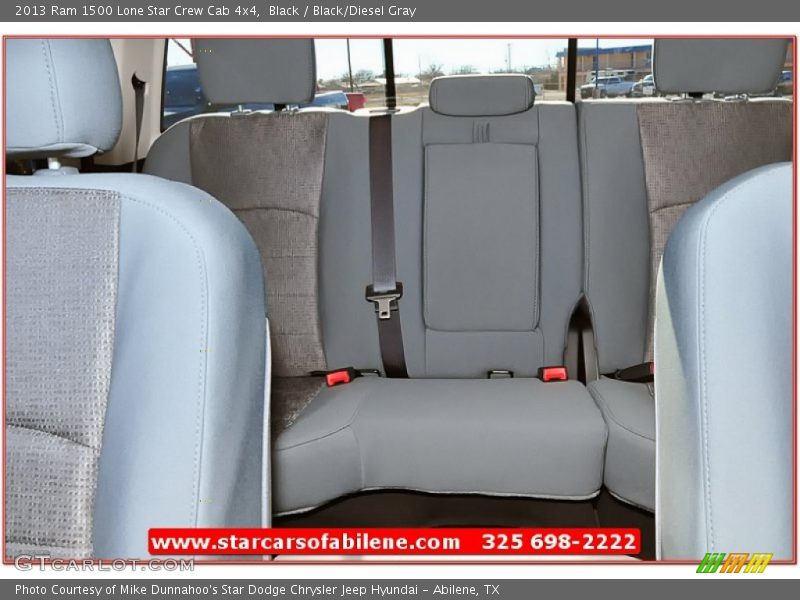 Black / Black/Diesel Gray 2013 Ram 1500 Lone Star Crew Cab 4x4