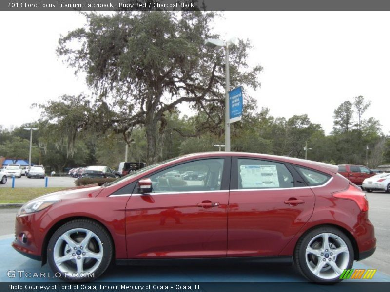  2013 Focus Titanium Hatchback Ruby Red