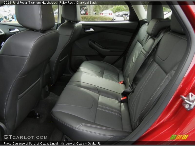 Rear Seat of 2013 Focus Titanium Hatchback
