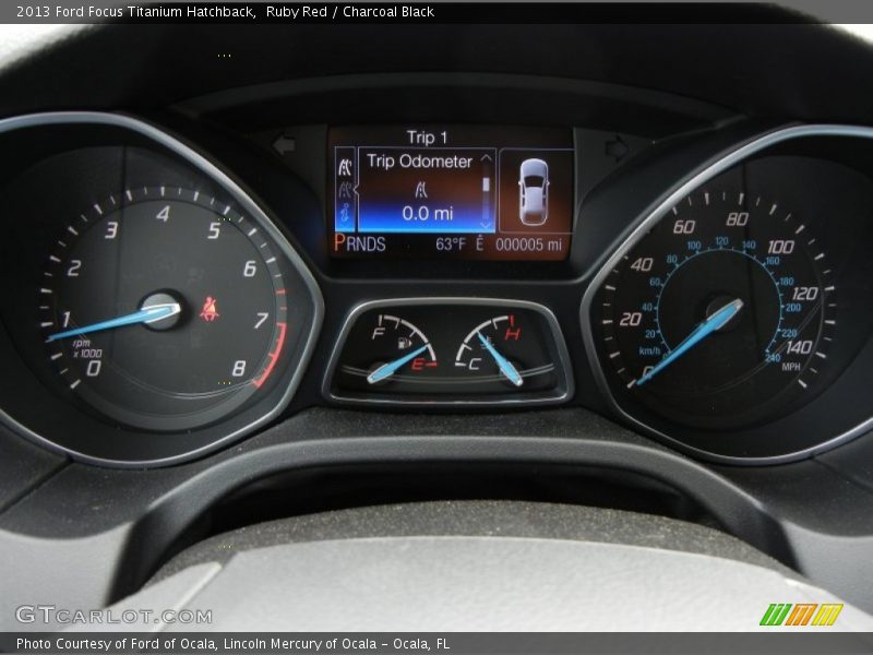  2013 Focus Titanium Hatchback Titanium Hatchback Gauges