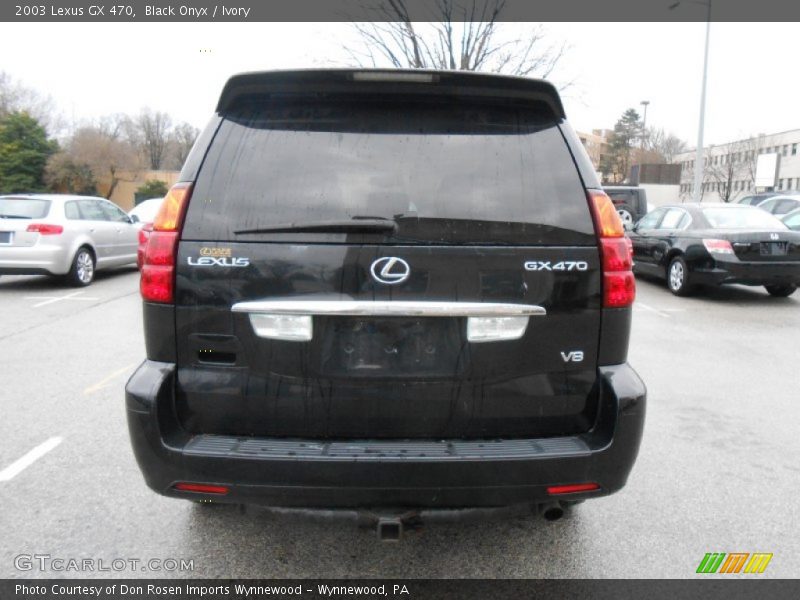Black Onyx / Ivory 2003 Lexus GX 470
