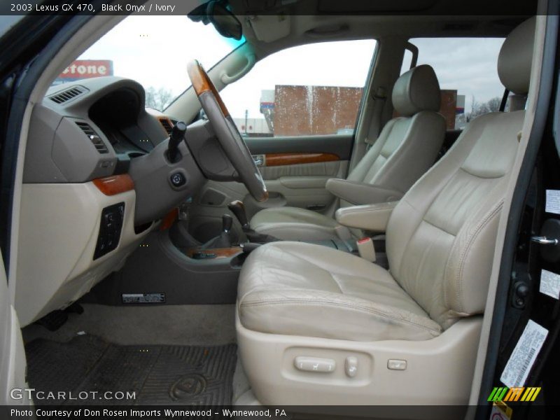 Front Seat of 2003 GX 470